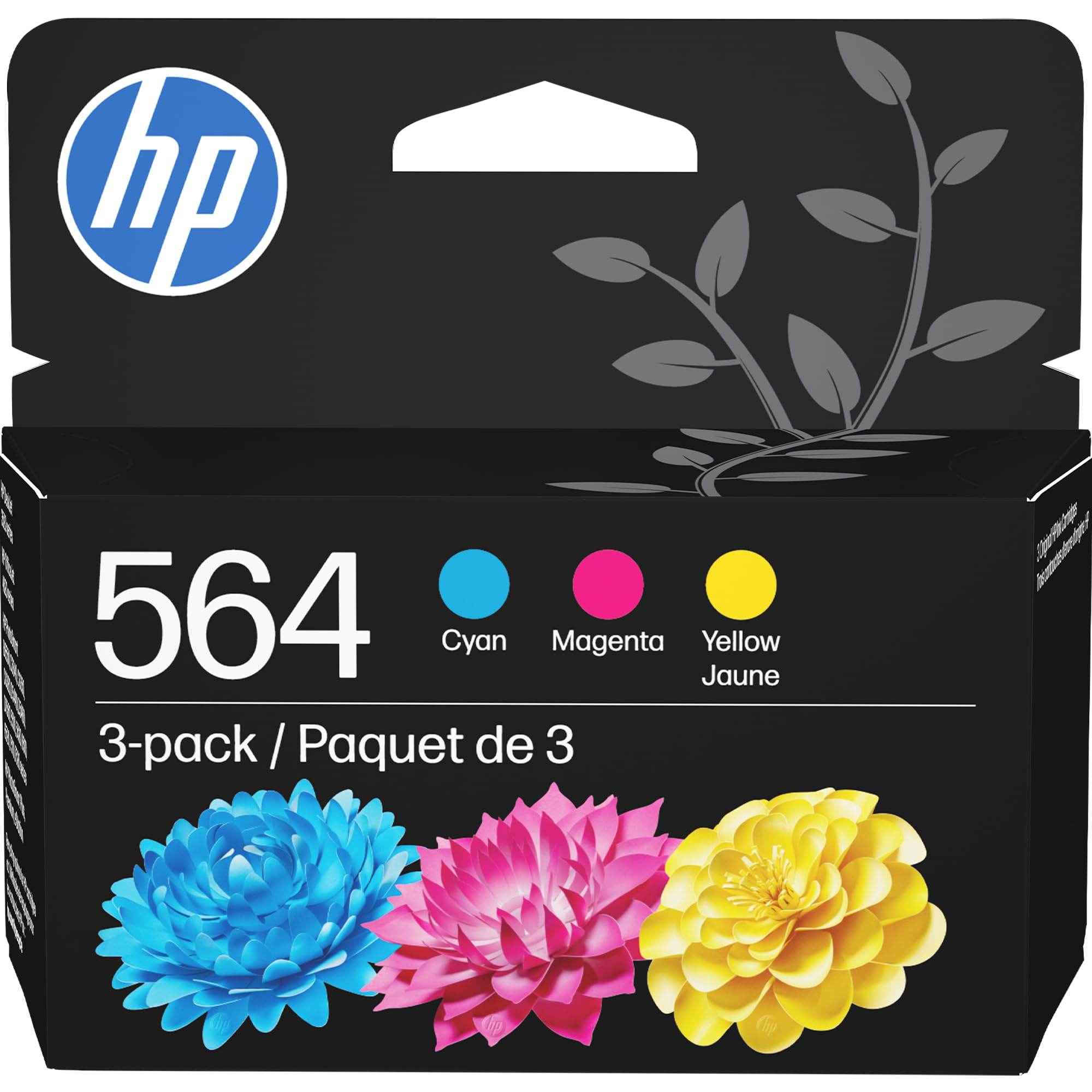 Amazon.com: HP 564 Cyan, Magenta, Yellow Ink Cartridges (3-Pack